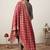 Plus Size Embroidered Sequinned Kurta with Palazzos & With Dupatta
