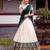 beige silk blend printed traditional lehenga choli