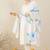 Women Floral Printed Sequinned Linen Kurta with Trousers & Dupatta