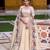 cream silk blend plain traditional lehenga choli