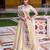 cream silk blend plain traditional lehenga choli