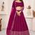 magenta georgette embroidered traditional lehenga choli