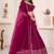 magenta georgette embroidered traditional lehenga choli
