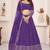 purple georgette embroidered traditional lehenga choli