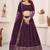wine georgette embroidered traditional lehenga choli