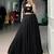 black crepe plain traditional lehenga choli with free size upto 42