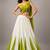 white cotton silk plain traditional lehenga choli with free size upto 42