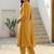 Women Ethnic Motifs Embroidered Thread Work Cotton Kurta with Trousers & With Dupatta