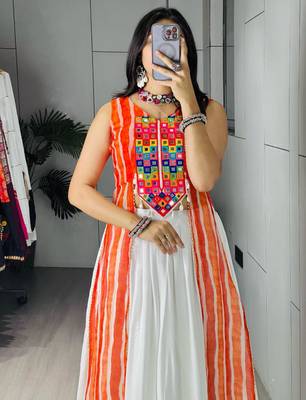 white rayon plain traditional lehenga choli with free size upto 42 2