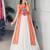 white rayon plain traditional lehenga choli with free size upto 42