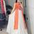 white rayon plain traditional lehenga choli with free size upto 42