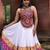 white rayon printed traditional lehenga choli with free size upto 42