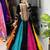 multicolor rayon printed traditional lehenga choli with free size upto 44