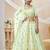 sea green art silk embroidered traditional lehenga choli