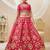 rani pink art silk embroidered traditional lehenga choli