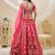 rani pink art silk embroidered traditional lehenga choli