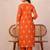 Women Ethnic Motifs Printed Thread Work Cotton Kurta with Trousers & With Dupatta