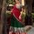 multicolor silk blend printed traditional lehenga choli with free size upto 42