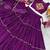 purple cotton silk embroidered traditional lehenga choli with free size upto 42