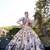 beige silk blend printed traditional lehenga choli with free size upto 42