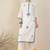 Floral Embroidered Thread Work Cotton Straight Kurta & Trouser With Dupatta