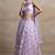 lavender net embroidered traditional lehenga choli