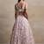 pink net embroidered traditional lehenga choli