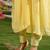 Floral Yoke Design Thread Work Cotton A-Line Kurta With Trousers & Dupatta