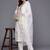 Women Floral Embroidered Thread Work Cotton Kurta with Trousers & With Dupatta