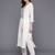 Women Floral Embroidered Thread Work Cotton Kurta with Trousers & With Dupatta