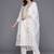 Women Floral Embroidered Thread Work Cotton Kurta with Trousers & With Dupatta