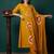 Women Leheriya Printed Cotton Kurta with Trousers & With Dupatta