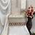 White silk blend embroidered palazzo set