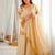 Beige silk blend lace palazzo set