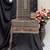 Black silk blend embroidered palazzo set