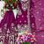 Rani-pink faux georgette embroidered sharara set