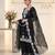Black georgette embroidered palazzo set