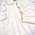 Cream cotton silk embroidered flared gown set