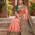 GAJRI GREEN ART SILK BANARASI JACUARD WORK SAREE WITH UNSTITCHED BLOUSE PIECE