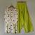 White cotton silk embroidered farshi salwar set