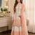 Multicolor georgette embroidered palazzo set