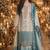 Multicolor georgette embroidered palazzo set