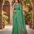 GAJRI LINEN JACUARD WORK SAREE WITH UNSTITCHED BLOUSE PIECE