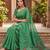 GAJRI LINEN JACUARD WORK SAREE WITH UNSTITCHED BLOUSE PIECE
