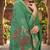GAJRI LINEN JACUARD WORK SAREE WITH UNSTITCHED BLOUSE PIECE