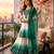 Multicolor georgette embroidered palazzo set