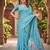 RAMA LINEN JACUARD WORK SAREE WITH UNSTITCHED BLOUSE PIECE
