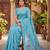 RAMA LINEN JACUARD WORK SAREE WITH UNSTITCHED BLOUSE PIECE