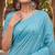 RAMA LINEN JACUARD WORK SAREE WITH UNSTITCHED BLOUSE PIECE