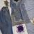 Grey silk blend embroidered farshi salwar set
